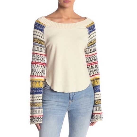 Free People Fairground Thermal Top/Sweater XS - Picture 7 of 7
